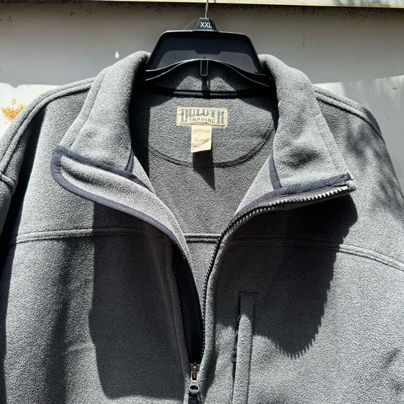 Duluth Trading Co. Men’s XL Tall Full Zip Up Fleece Work Jacket - Picture 2 of 9